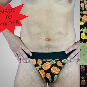 Jockstrap Underwear in Fruit Prints