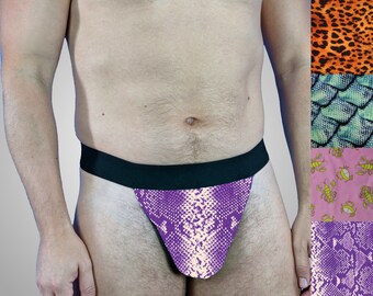 Thong Underwear in Animal Prints