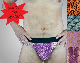 Jockstrap Underwear in Animal Prints