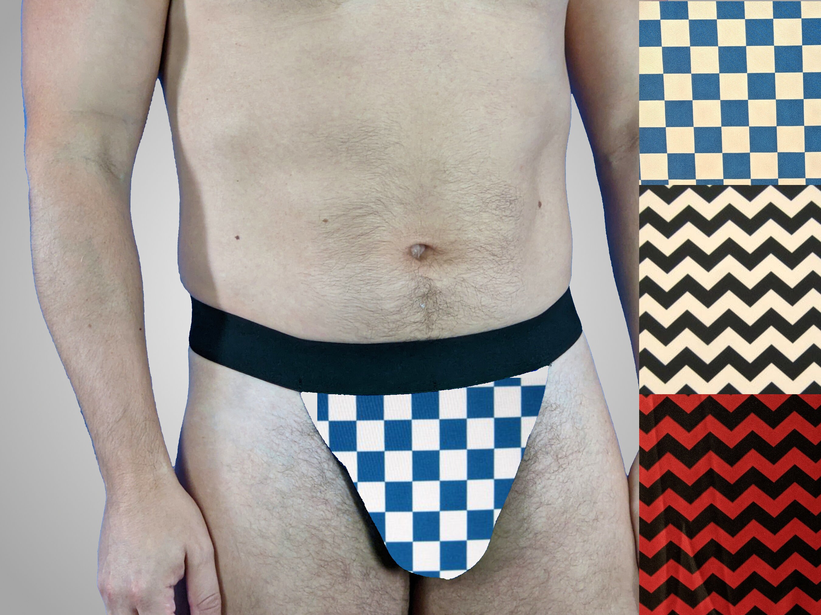 Thong Underwear in Geometric Prints