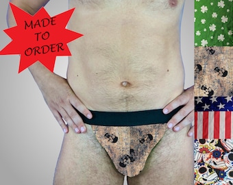 Jockstrap Underwear in Holiday Prints