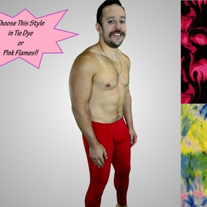 Medias con bolsa y botín en Tie Dye y Pink Swirl, leggings con bolsa forrada contorneada y costura a tope imagen 7