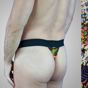 Thong Underwear in Floral Prints image 6
