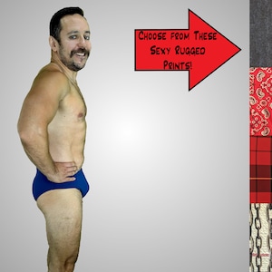 Swim Brief in Rugged Prints