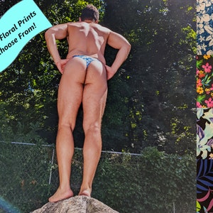Men&#39;s Swim Thong in Florals