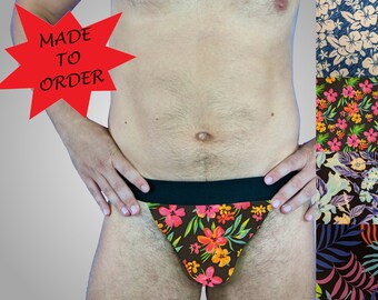 Jockstrap Underwear in Floral Prints