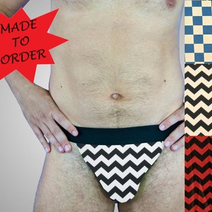 Jockstrap Underwear in Geometric Prints