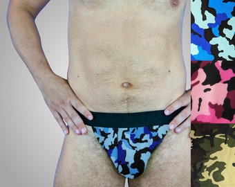 Jockstrap Underwear in Camouflage Prints