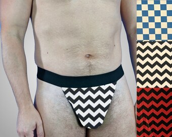 Thong Underwear in Geometric Prints