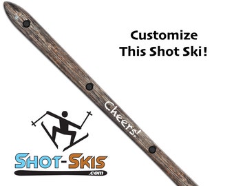 Barnwood Custom Shot Ski