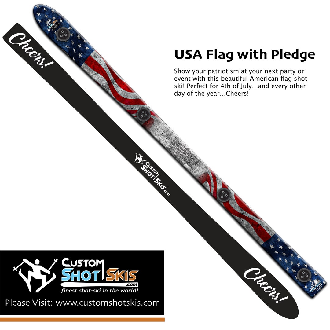 american flag k2 skis USA Flag Shot Ski