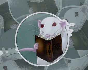 Ratte Sticker, Iroh Reading a Book