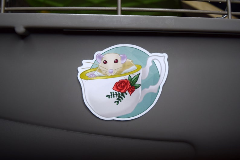 Rat Sticker, Bisca in a Tea Cup image 4