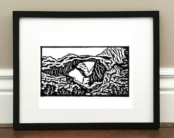 Double Arch - Signed Print - Arches National Park, Utah - 8.5&quot; x 11&quot;