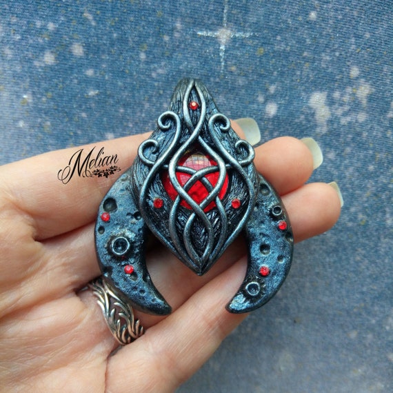 Red moon deals jewelry etsy
