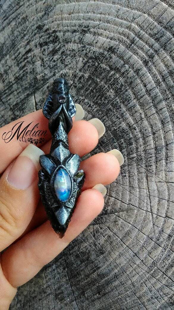 Crystal Dagger Fairytale Gift Dragonglass Dagger Etsy