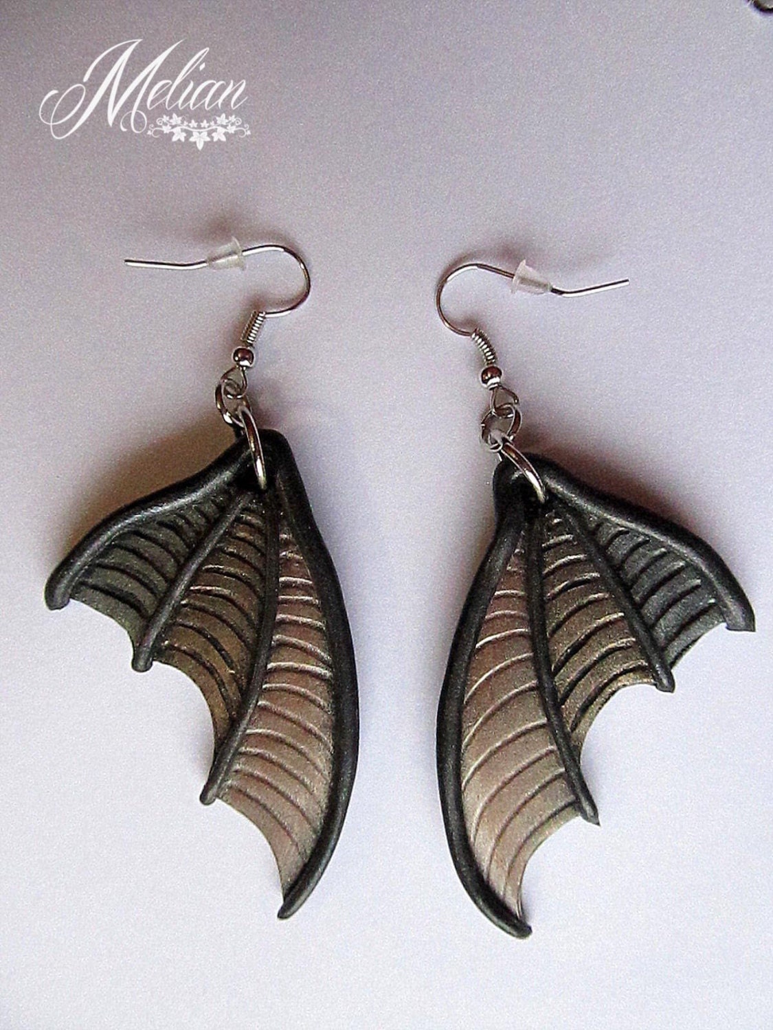 Dragon Wing Earrings Dragon Wing Bat Wing Bat Wing Etsy