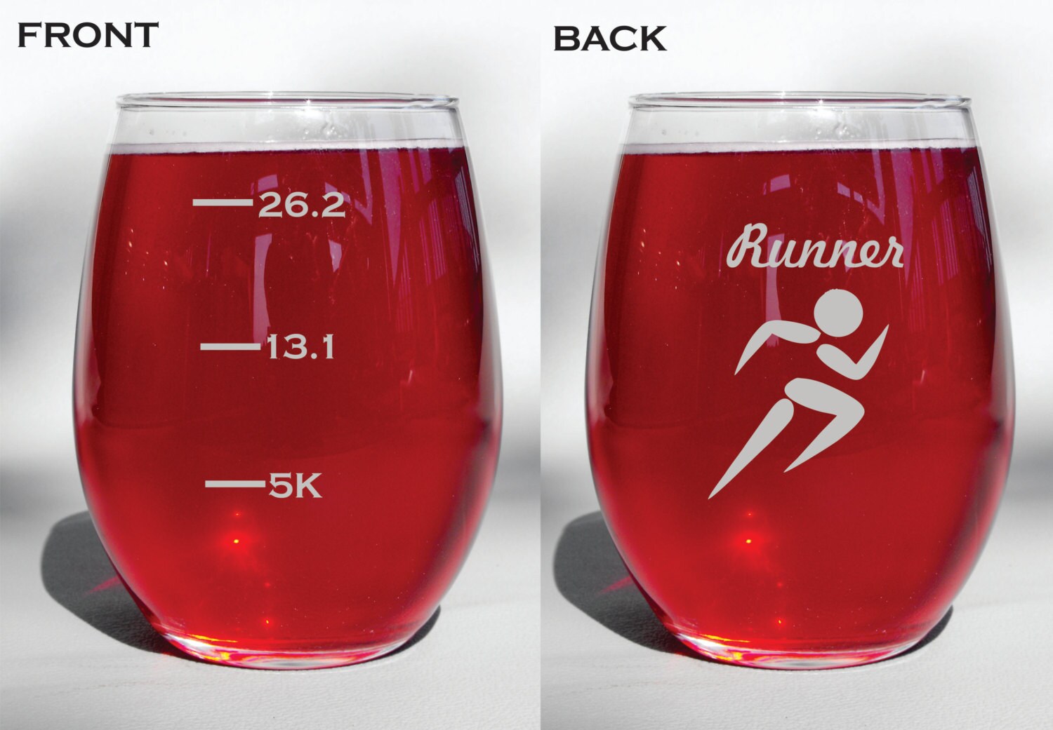 Deep Engraved Dishwasher Safe Runner Wine Glass Mug Whiskey Etsy