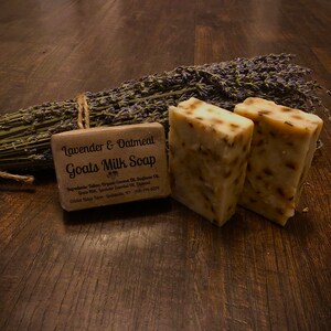 Lavender & Oatmeal Goats Milk Soap image 3