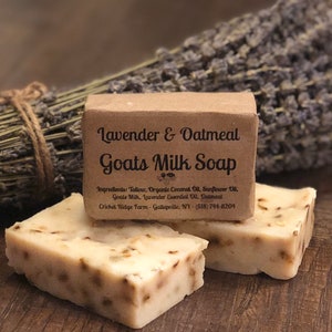 Lavender & Oatmeal Goats Milk Soap image 2