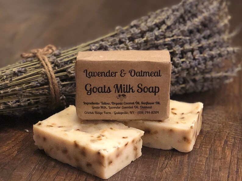 Lavender & Oatmeal Goats Milk Soap image 2