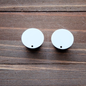 Silver blank plug gauges 0g, 00g, 7/16, 1/2, 9/16, 5/8, 3/4