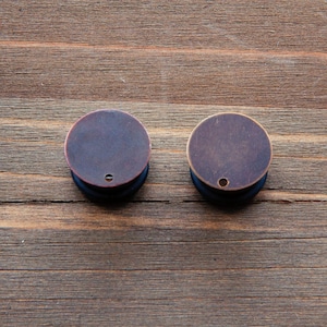 Bouchons vierges en laiton vintage, calibres 4 g, 2 g, 0 g, 00 g, 7/16, 1/2, 9/16, 5/8, 3/4
