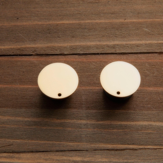 Gold Dipped Brass Plug Gauges: Surgical Steel Tunnels