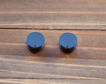 Black blank plug gauges  4g, 2g, 0g, 00g, 7/16, 1/2, 9/16, 5/8