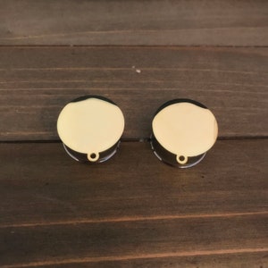 Brass Dipped in Gold Blanks With Loop Plug Gauges