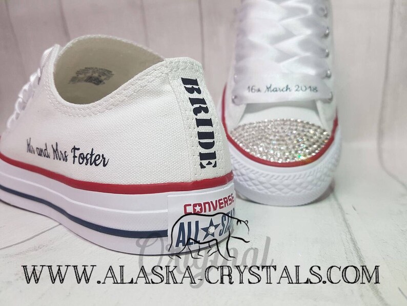 his and hers wedding converse