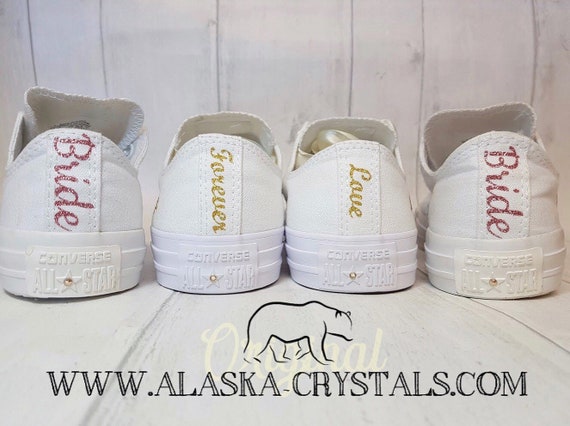 his and hers wedding converse