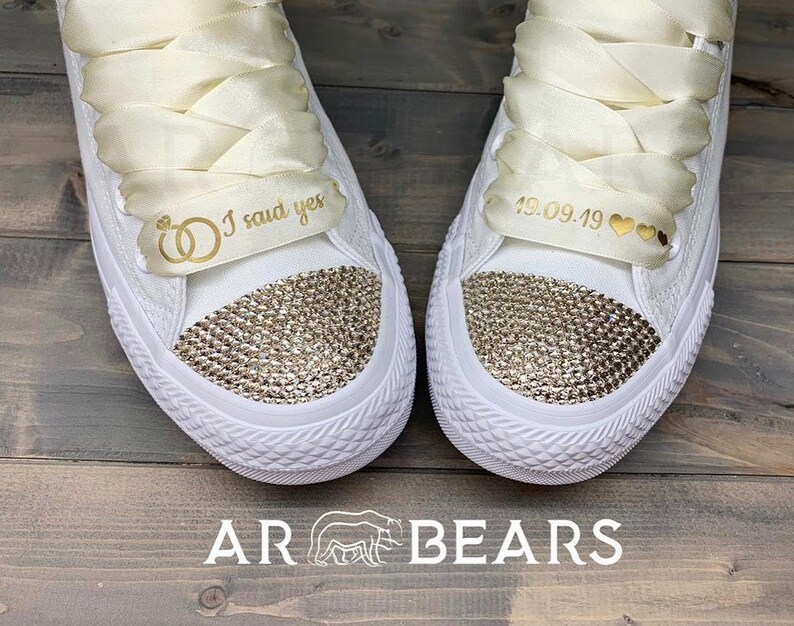 custom wedding converse