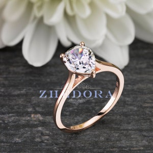 Rose gold engagement rings under 300 outlet