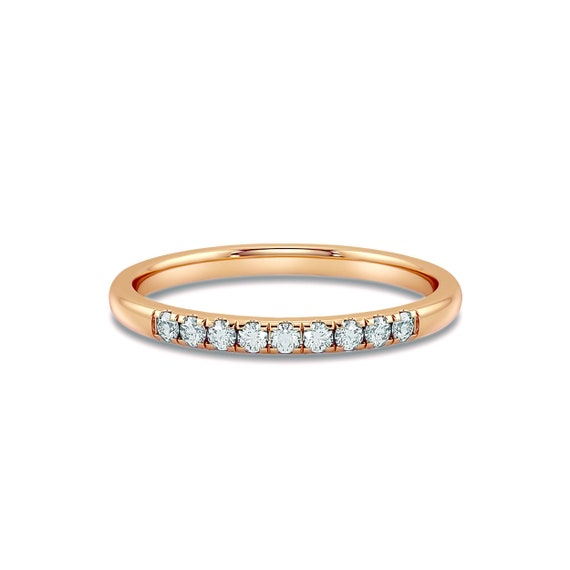 10k rose outlet gold stackable rings