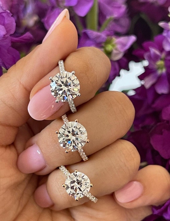 3 Carat Marquise Diamond Ring Set | Barkev's