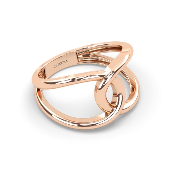 指輪・リング MORELLATO 5704-#10 ANELLO 3PONTS DIAMOND RING KOH-I-NOOR In Stock NORSE 14k Yellow Gold Eternity 0.55ct Diamond