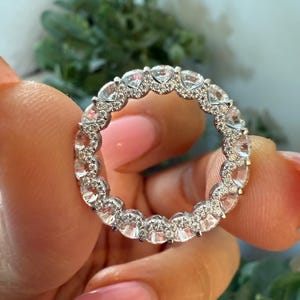 Lab Grown Diamond Eternity Band , Lab Grown Diamond Band , Lab Diamond Wedding Band , Diamond Band , Eternity Diamond Band , Gold Band