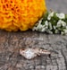 2.15 CT Round Cut Engagement Ring set Solid 14k/ 18k Rose Gold, Moissanite Wedding Set ,White Sapphire Bridal Set,  Forever One Bridal Set 