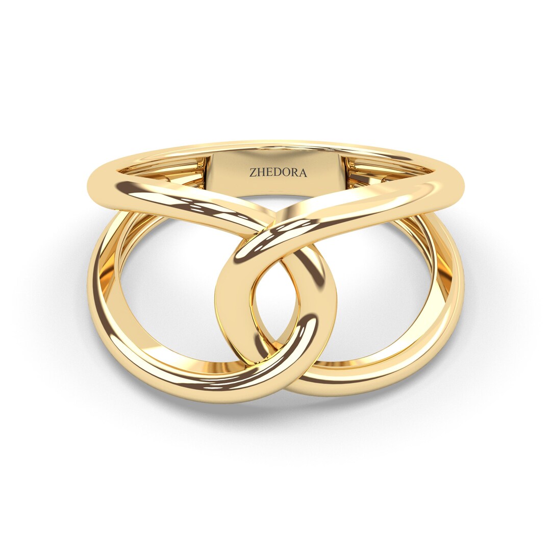 Tyga愛用ブランド[King Ice]14K Gold Infinity Ring☆送料関税込 Tyga愛用ブランド[King Ice]14K Gold Infinity Ring☆送料関税込