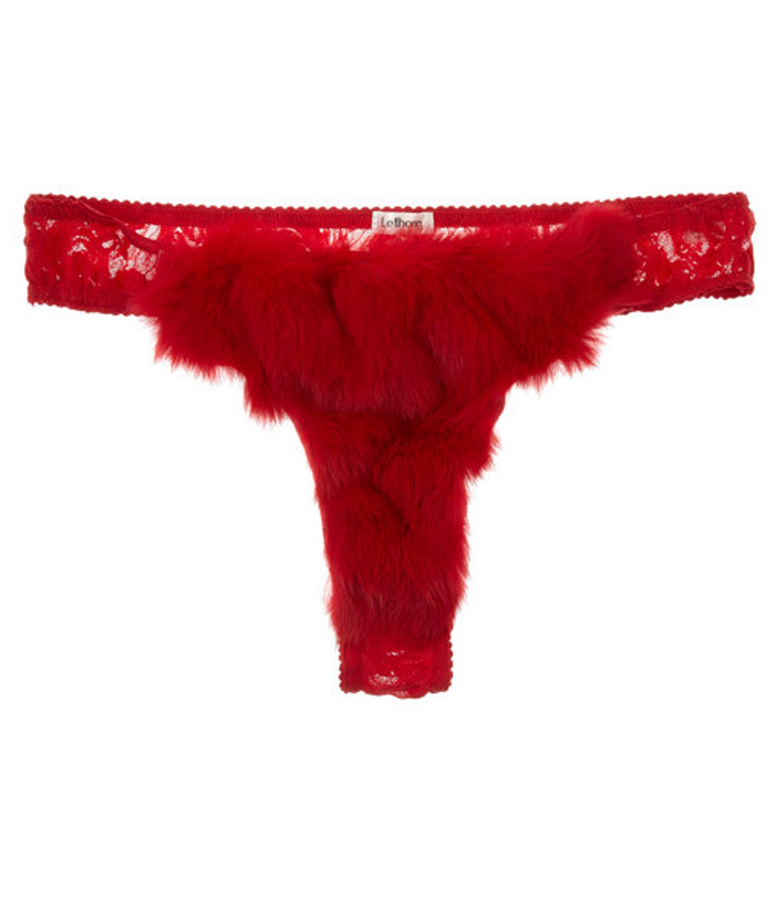 Female Fur Thong Red Etsy Australia