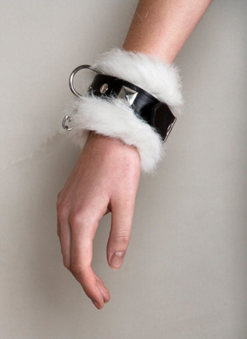 Fur Handcuffs Etsy