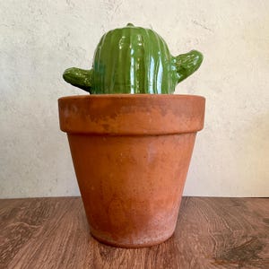 Handmade Ceramic Cactus: Desert Decor