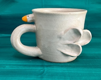 Silly Goose Ceramic Coffee Mug