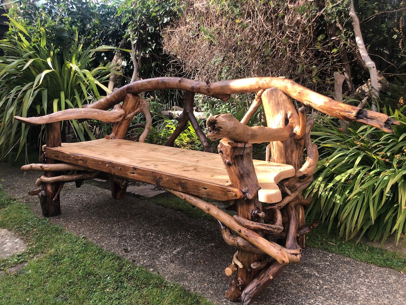 Driftwood Chair, Driftwood Garden Bench, Driftwood Seat, Wooden Chair