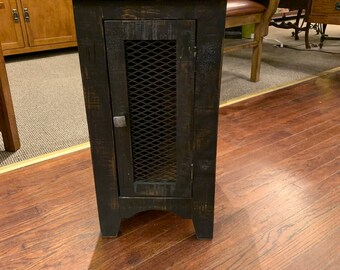 Narrow Nightstand Etsy
