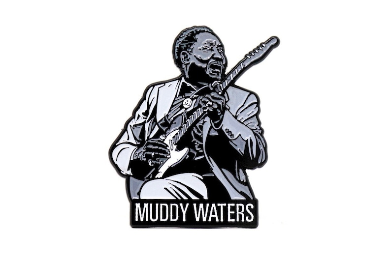 Muddy Waters Enamel Pin