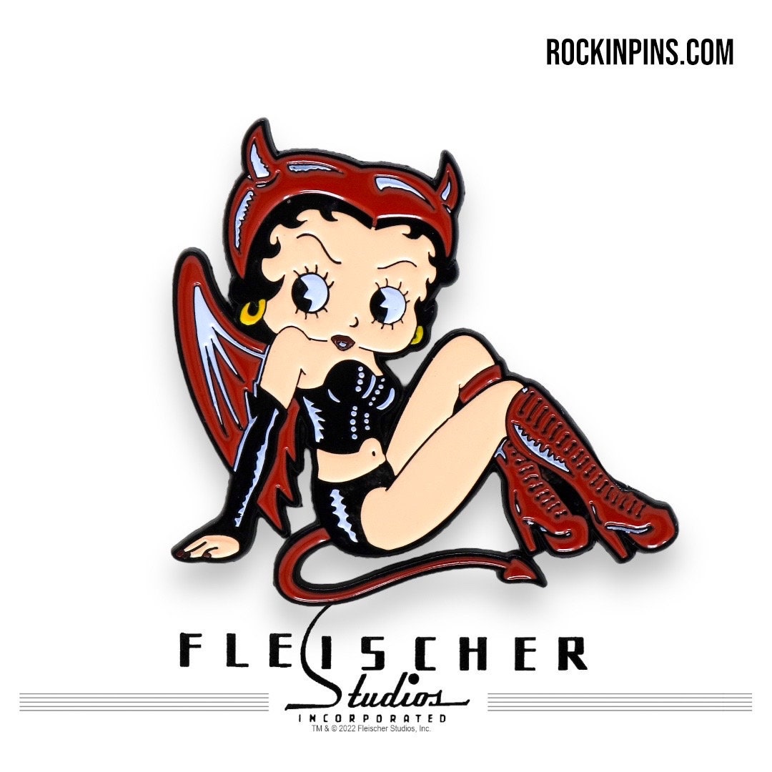 Betty Boop Angel Lil' Devil ボブルヘッド ベティー Betty Boop Angel and Devil Car Emblem | Fruugo UK
