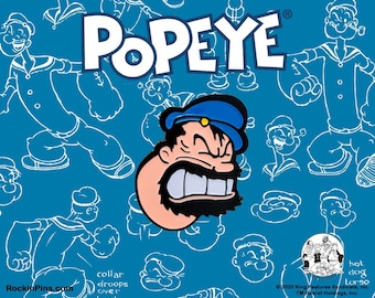 Popeye The Sailor Man - Pin de esmalte de cabeza Bluto