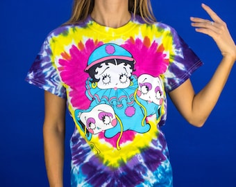 Betty Boop - Betty Boop Clown Tie Dye Shirt